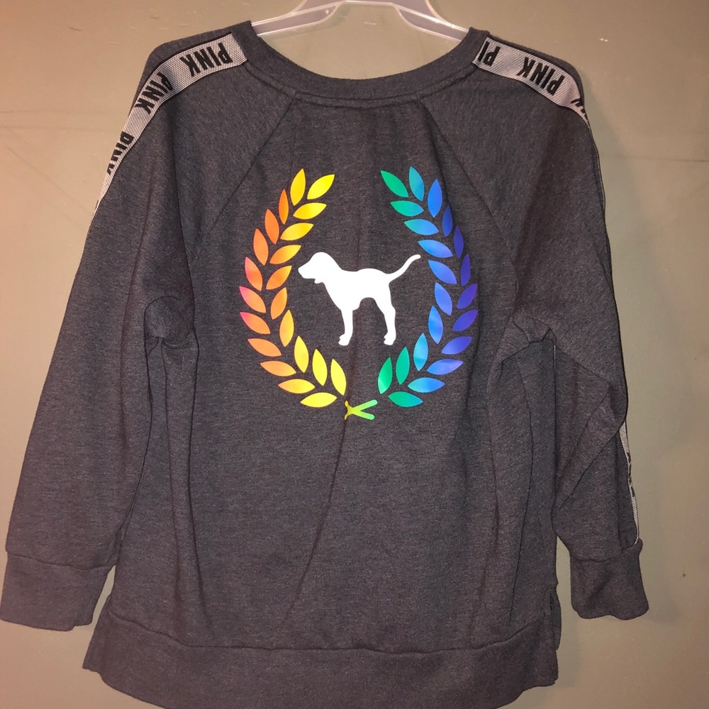 PINK Grey sweater